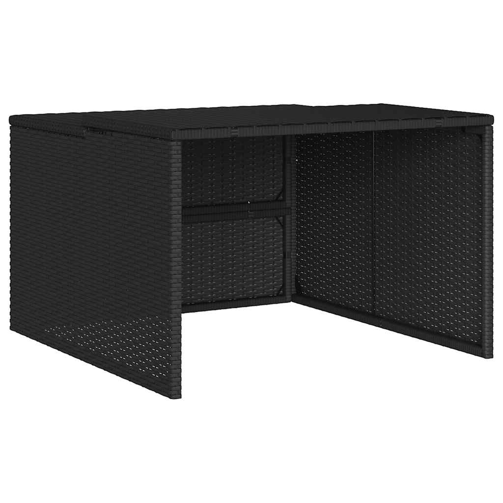 Garage Vidaxx per robot rasaerba 86x90x52 57 cm polyrattan nero