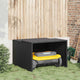 Garage Vidaxx per robot rasaerba 86x90x52 57 cm polyrattan nero