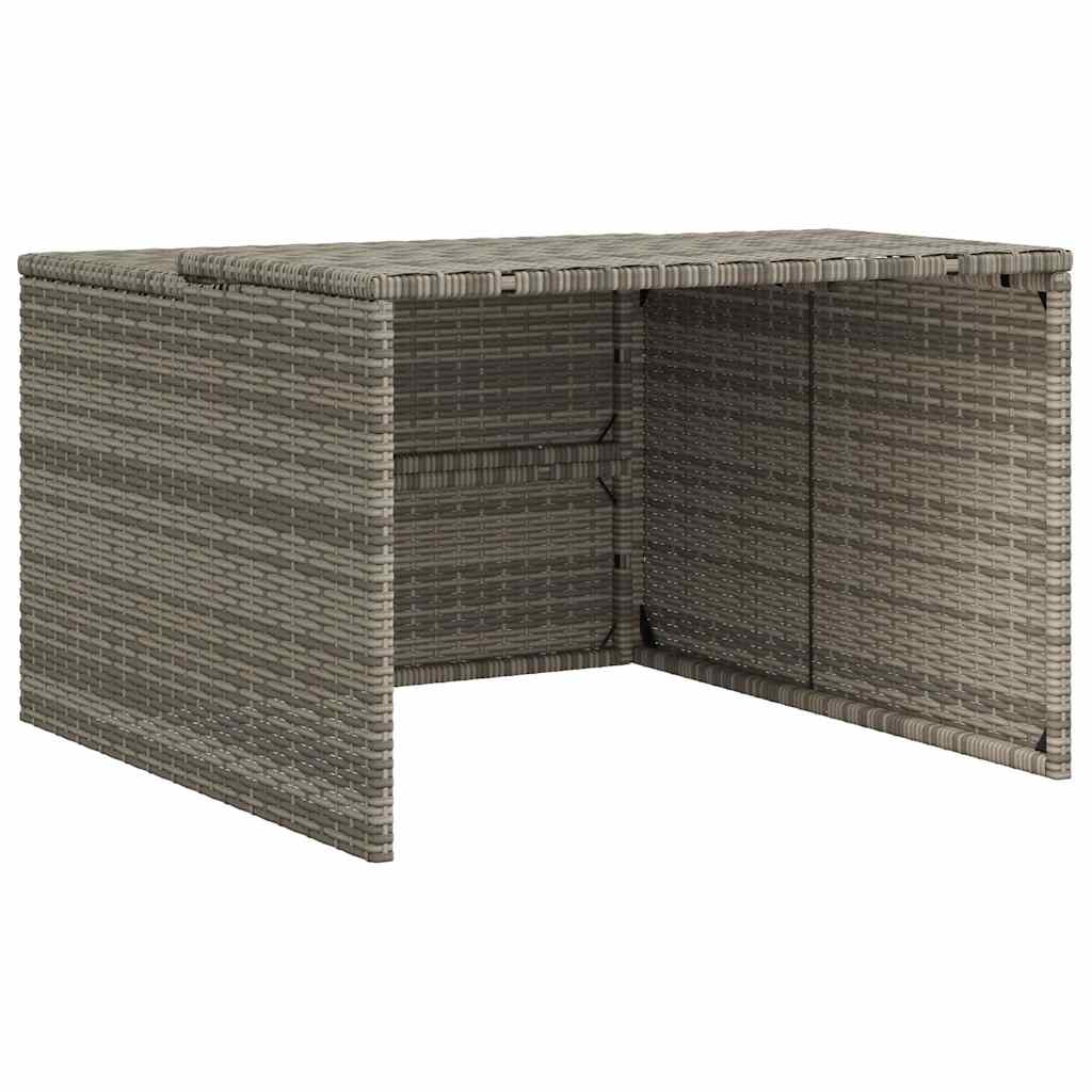 Garage Vidaxx per robot rasaerba 86x90x52 57 cm polyrattan grigio