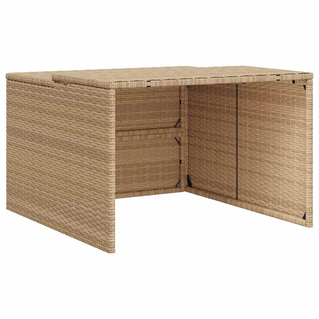 Garage Vidaxx per robot rasaerba 86x90x52 57 cm polyrattan beige