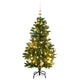 Vidaxx artificial Christmas tree with hinges 150 LED and Christmas balls 120 cm