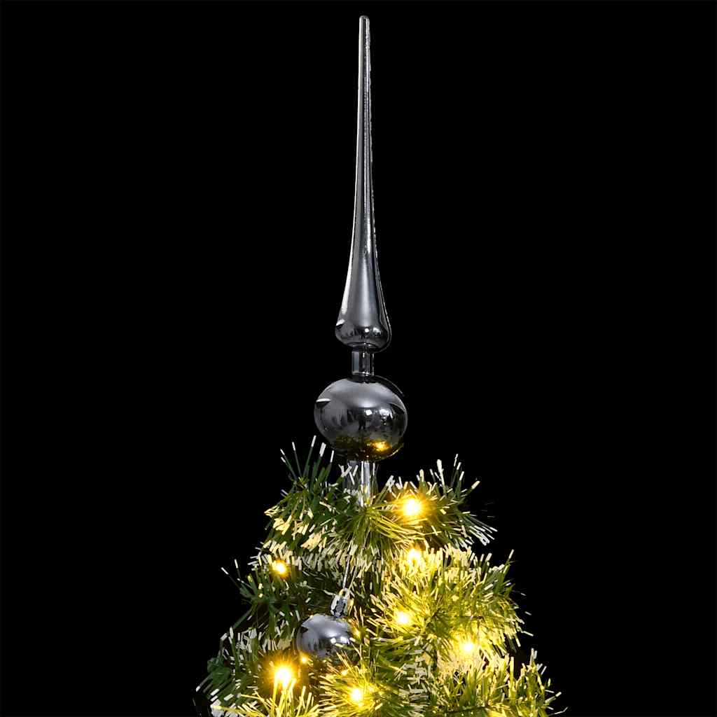 VidaXL albero di Natale artificiale con cerniere 150 LED e palline di Natale 150 cm