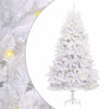 Vidaxl kunstkerstboom met 300 led wit 270 cm pvc en metaal