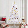 Vidaxx árbol de Navidad artificial blanco 120 x 120 x 240 cm PVC y metal
