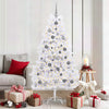 Albero di Natale artificiale Vidaxx bianco 90 x 90 x 180 cm PVC e metallo