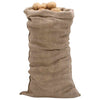 Sacchetti di jute vidaxl 10 pezzi 220 g m² 65x135 cm 100%