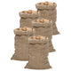 Sacchetti di jute vidaxl 5 pezzi 340 g m² 60x105 cm 100% iuta