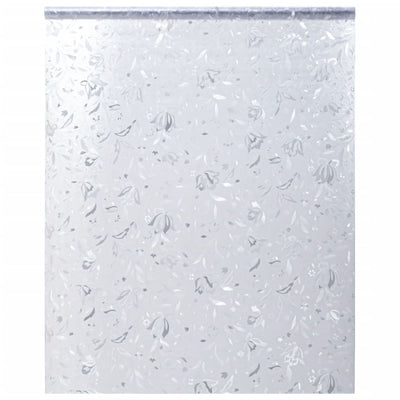 Vidaxl Película de la ventana del patrón de flores Mat 60x500 cm PVC