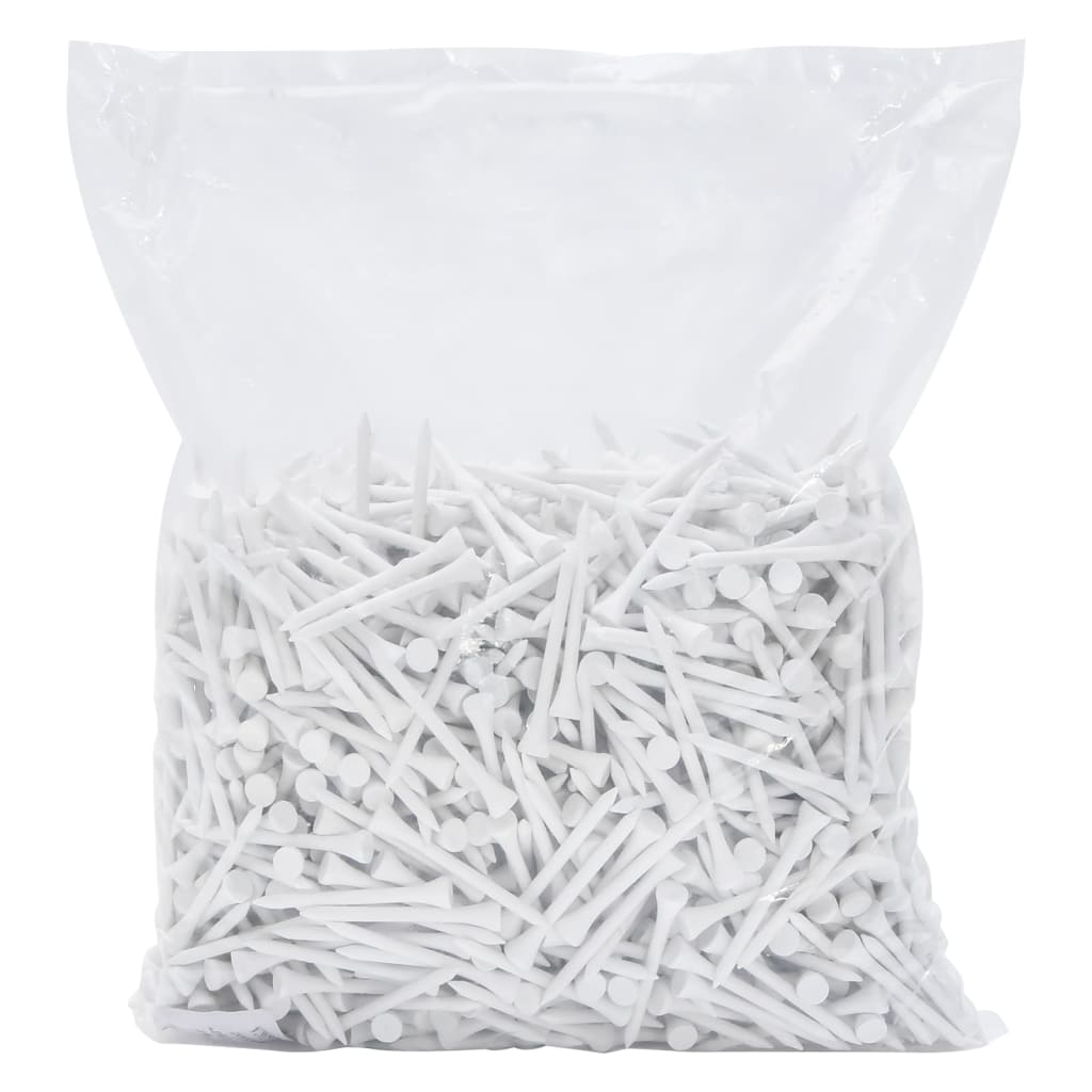 Vidaxl 1000 ST Wavtes 54 mm de bambú blanco