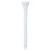 Vidaxl 1000 St Wavtes 83 mm Bamboo bianco