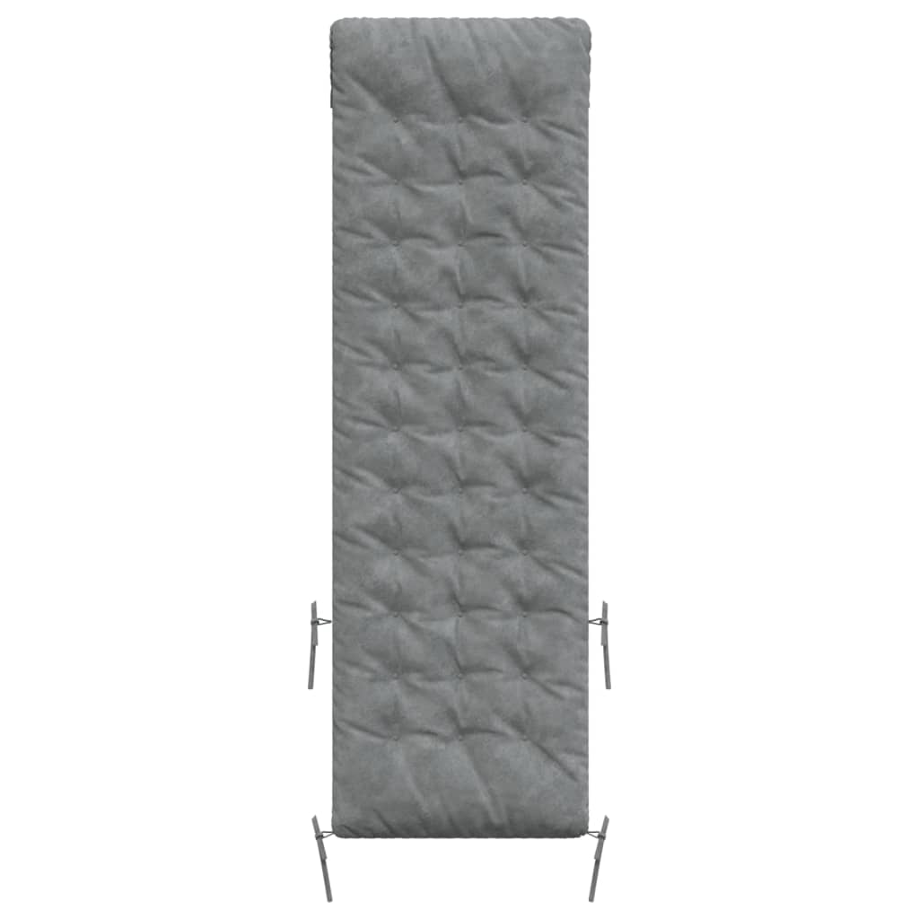 Vidaxl Lagger Cushion 160x50x10 cm Kunstsuède Grey
