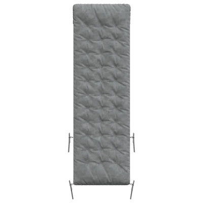 VidaXL lounger cushion 160x50x10 cm Kunstsuède Gray