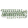 Hoja de uva de planta artificial Vidaxl en el listón extensible de 190x60 cm verde