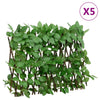 Vidaxl Planta Artificial Ivy en Latwerk 5 ST se extiende 180x30 cm verde