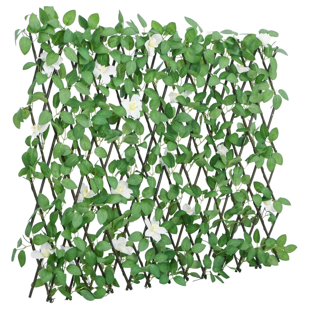 Vidaxl Ivy di pianta artificiale su latwerk extraidable 186x30 cm verde