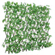 Vidaxl Artificial Plant Ivy en Latwerk Extridable 186x30 cm verde