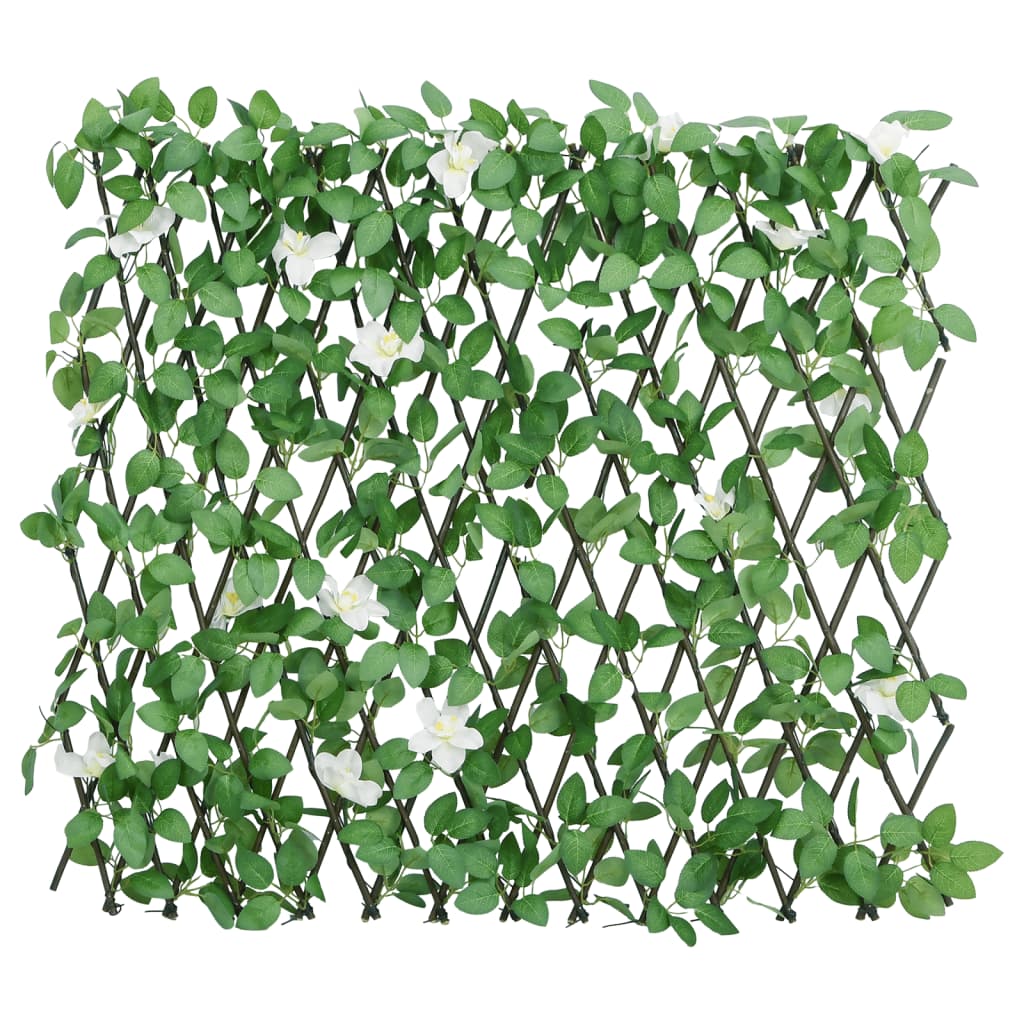 Vidaxl Ivy di pianta artificiale su latwerk extraidable 186x30 cm verde