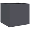 Vidaxl Planning Box 32x30x29 cm de acero rolado con antracita