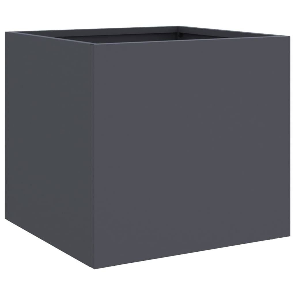 Vidaxl Planning Box 32x30x29 cm de acero rolado con antracita