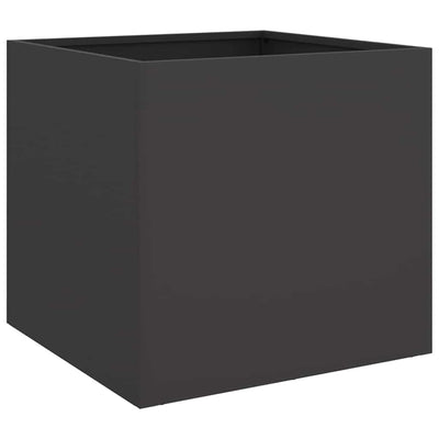 Casella di pianificazione Vidaxl 42x40x39 cm in acciaio nero