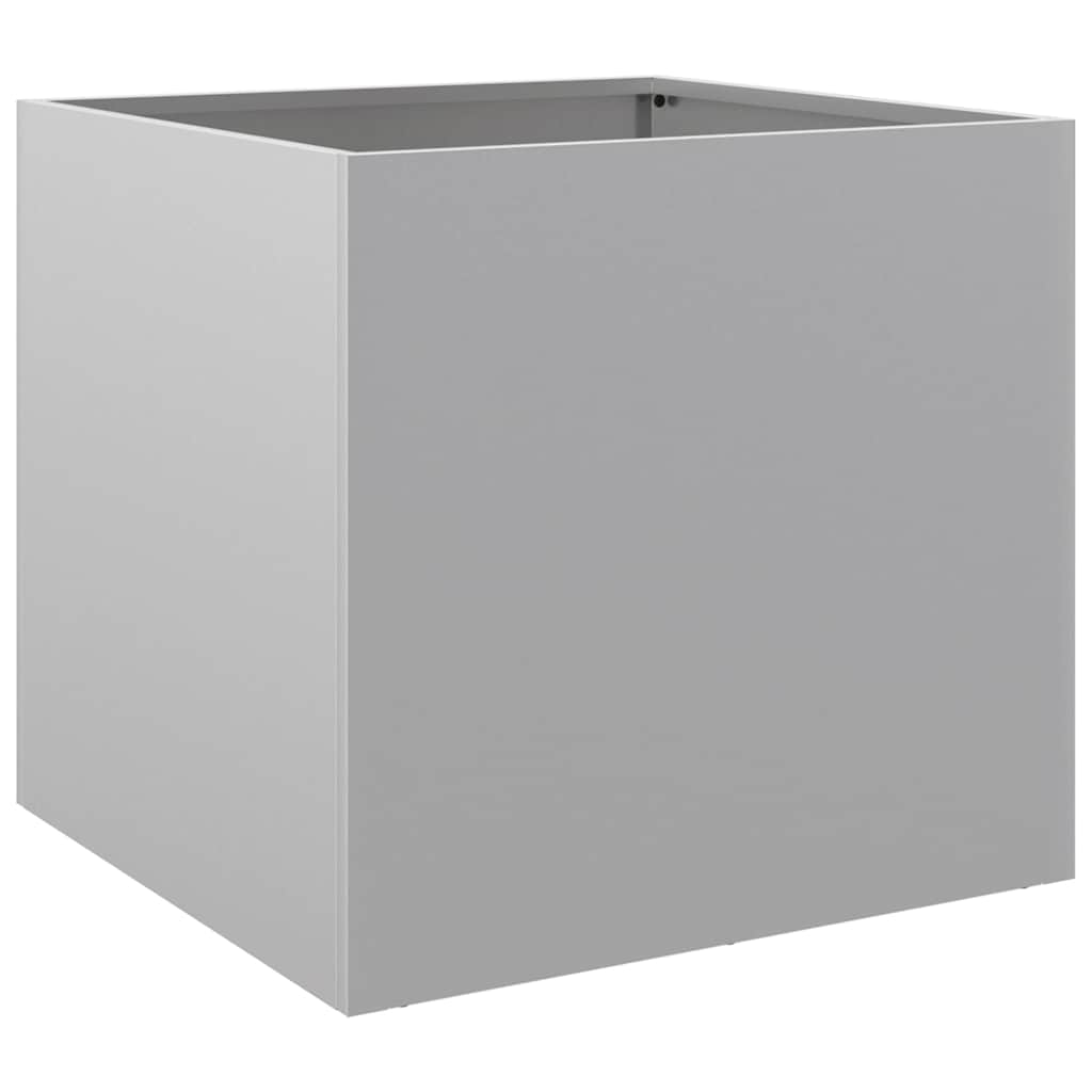Vidaxl Planning Box 42x40x39 CM Galvanized Steel Silver Colored