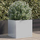 Vidaxl Planning Box 42x40x39 CM Galvanized Steel Silver Colored