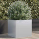 Vidaxl Planning Box 49x47x46 CM Galvanized Steel Silver Colored