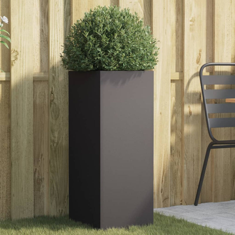 Vidaxl Planning Box 32x29x75 cm de acero negro