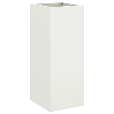 Scatola di pianificazione Vidaxl 32x29x75 cm in acciaio bianco