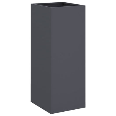 Casella di pianificazione Vidaxl 32x29x75 cm in acciaio antracite