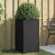 Vidaxl Planning Box 42x38x75 cm de acero negro