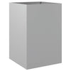 Vidaxl Planning Box 52x48x75 cm de acero galvanizado de color plateado