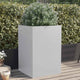 Vidaxl Planning Box 52x48x75 cm de acero galvanizado de color plateado