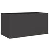 Vidaxl Planning Box 62x30x29 cm de acero negro