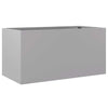 Vidaxl Planning Box 62x30x29 CM Galvanized Steel Silver Colored