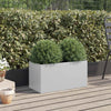 Vidaxl Planning Box 62x30x29 CM Galvanized Steel Silver Colored