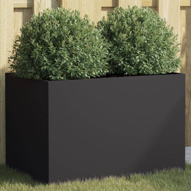 Vidaxl Planning Box 62x40x39 cm de acero negro