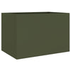 Vidaxl Planning Box 62x47x46 cm de acero oliva verde