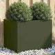Vidaxl Planning Box 62x47x46 cm de acero oliva verde
