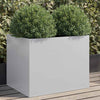 Vidaxl Planning Box 62x47x46 CM Galvanized Steel Silver Colored
