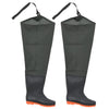 Botas pescador de Vidaxl tamaño 41 verde oscuro