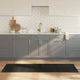 Tappeto rettangolare Vidaxx 60x200 cm bambù nero