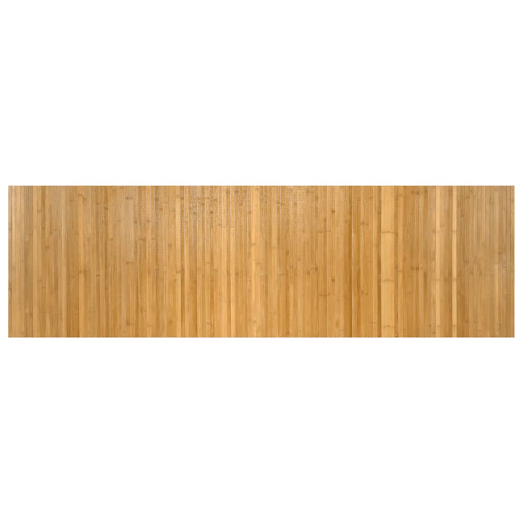 Vidaxx alfombra rectangular 60x200 cm bambú natural