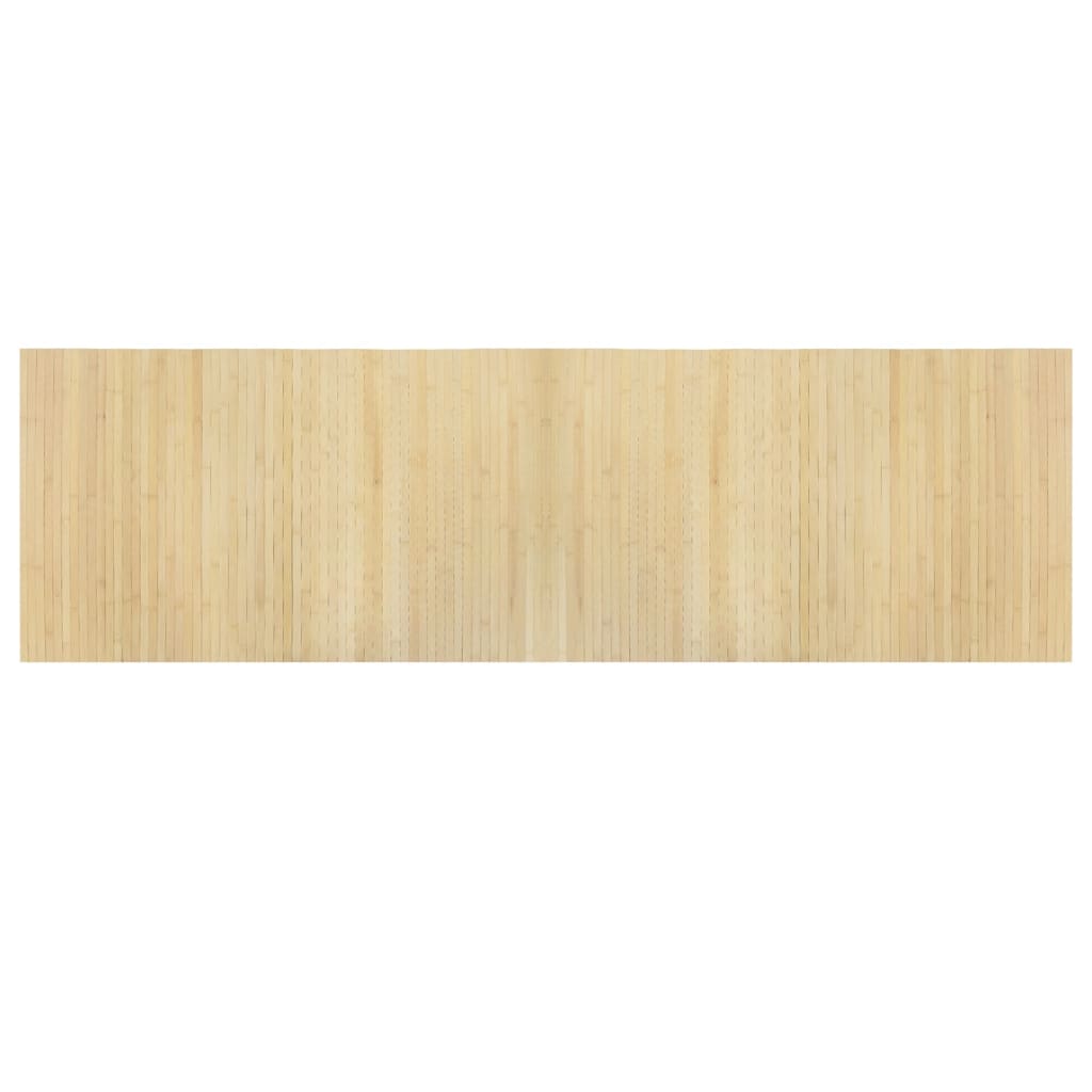 Vidaxx alfombra rectangular 60x200 cm bambú claro natural