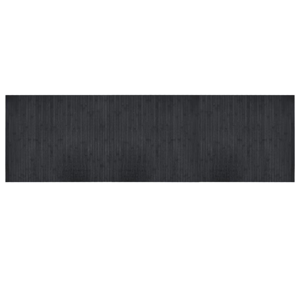 Tappeto rettangolare Vidaxx 60x200 cm bambù grigio