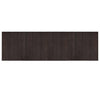 Vidaxx alfombra rectangular 60x200 cm bambú marrón oscuro