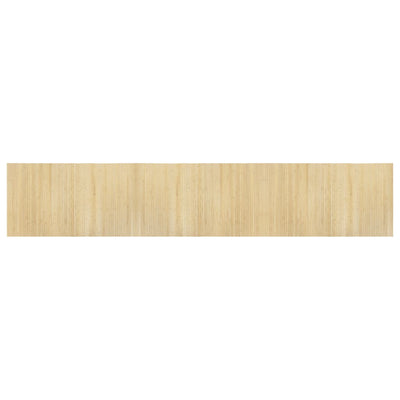 Vidaxl vloerkleed rechthoekig 60x300 cm bamboe lichtnaturel