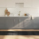 Tappeto rettangolare Vidaxx 60x300 cm bambù grigio