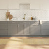 Tappeto vidaxl rettangolare 60x400 cm luce di bambù naturale