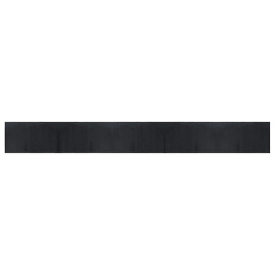 Vidaxl rectangular 60x500 cm de bambú negro